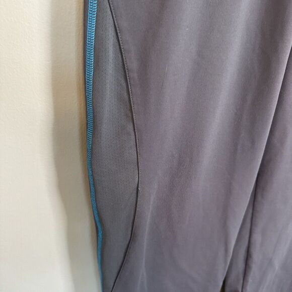 Womans Under Armour Semi Fitted Sweat Pants Gray M Combine training Blue Stitch - Picture 5 of 9